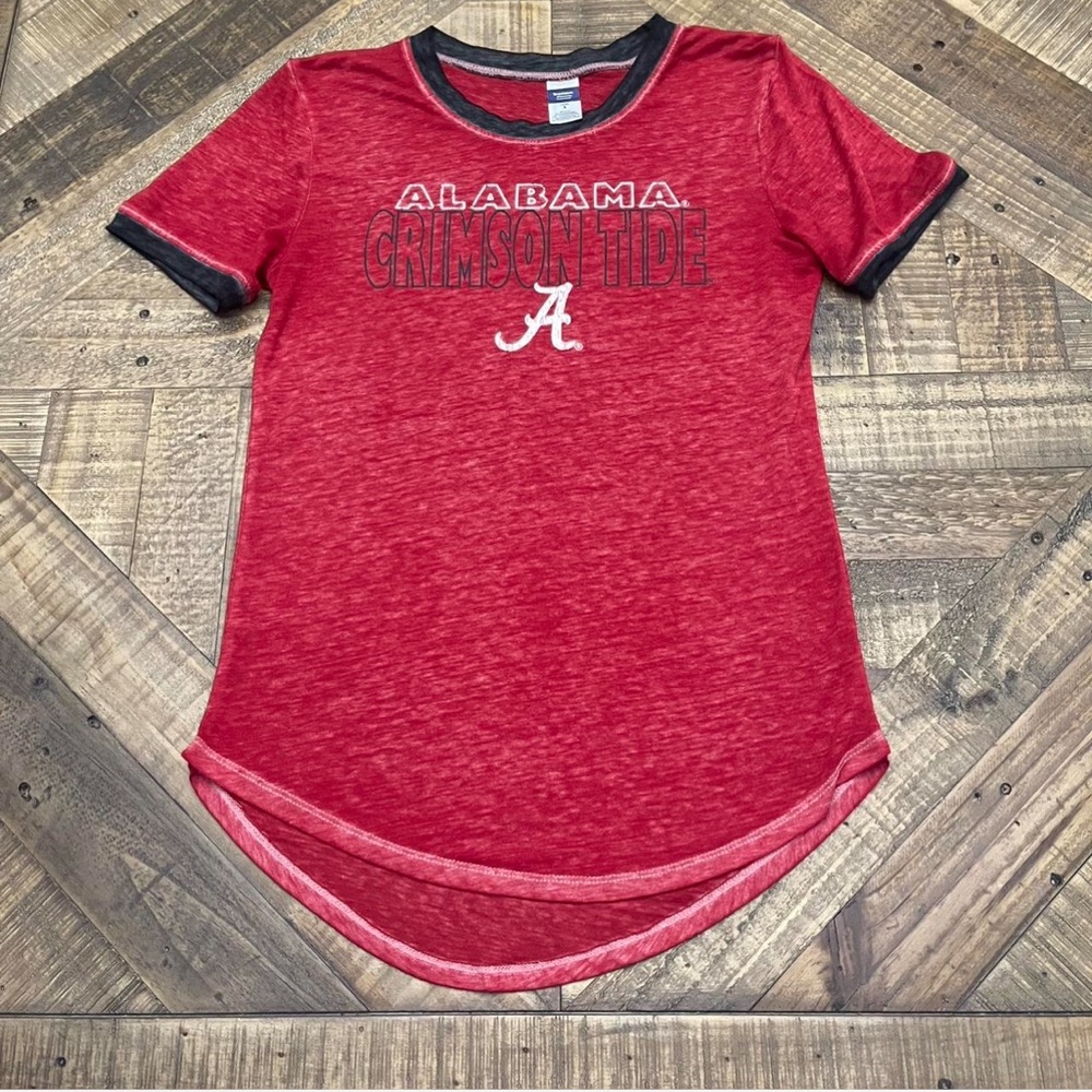 Alabama Crimson Tide women short-sleeve pajama top from the brand Bottom Drawers